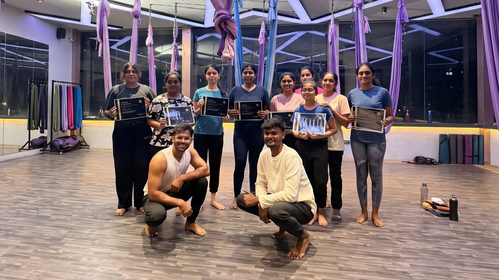 Aerial Yoga Practice